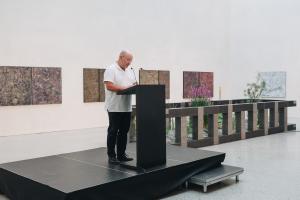 Museumsdirektor Andreas Rudigier bei der Eröffnung (Foto: Florian Raidt)